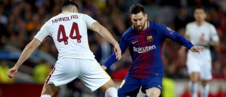 Liga Campionilor - sferturi: FC Barcelona - AS Roma 4-1